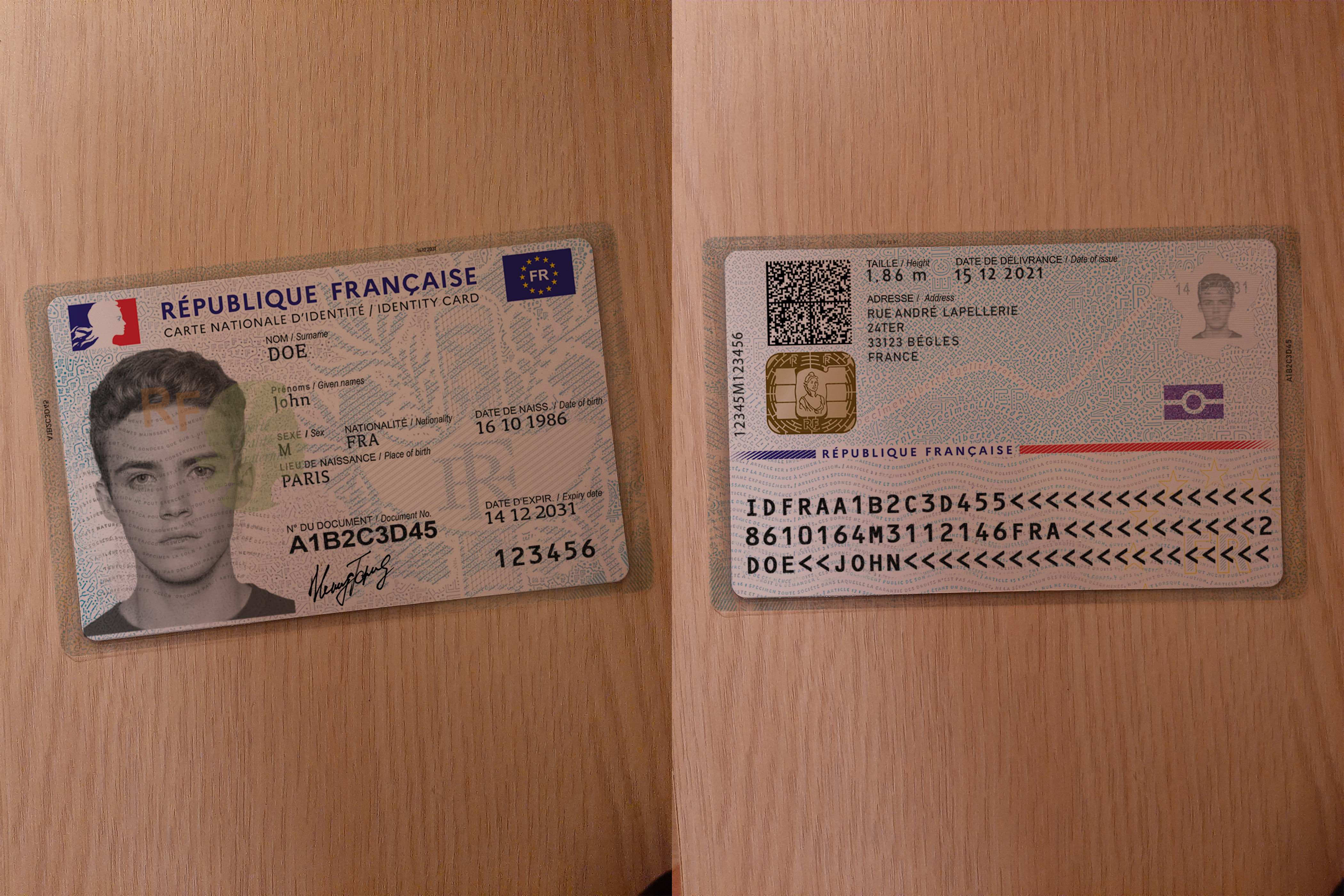France ID Online Generator